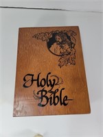 Vintage Wooden Bible Box