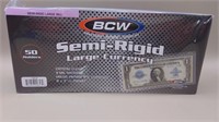 50 Semi - Rigid Bill Holders New