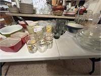 LOT OF GLASSWARE