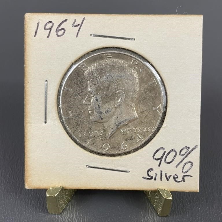1964 Kennedy Half Dollar (90% Silver)