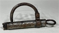 Early Forged Cylinder Key Hand Cuffs