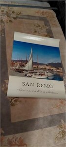 Vintage San Remo Travel Poster
