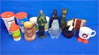 Collectibles, Cups, Rabbit Jar & Others