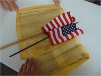 Small flags and Declaration of Independence