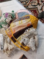 Lot of linens and Doilies