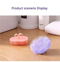 Hair Scalp Shampoo Brush Massager Pack of 2