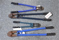 Police Auction: 4 Assorted Bolt Cutters