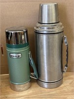 Aladdin Stanley and Hot-Cold Metal Thermos