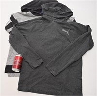 2 kangourous / hoodies, Puma et Adidas,