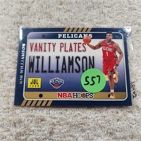 2020-21 Hoops Vanity Plates Zion Williamson