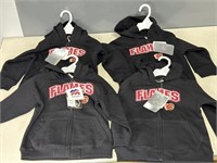 4 Kids Size 3 Flames Hoodies!