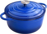 6 QT Enameled Cast Iron Dutch Oven