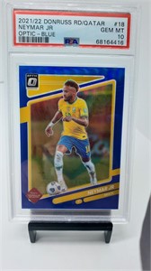 PSA 10 Neymar Jr Blue Brazil #d /99 Pop 2