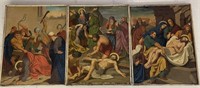19th Century Stations of The Cross Paintings