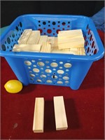 Wooden Rectangular Blocks - Basket Full