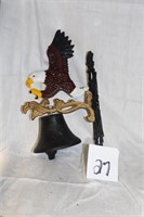 CAST IRON EAGLE BELL