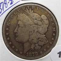 1878-S Morgan Silver Dollar.