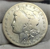 1904-S Morgan Silver Dollar G