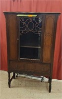 Vintage China Cabinet - measures 15.5"x38"x59.5"