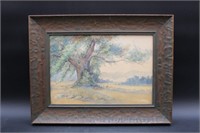 Antique Watercolor By Kitty Johnson 1915