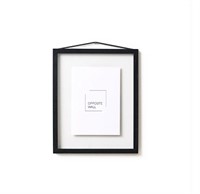 Floating Black Oak Frame, 8x10 in | 20x25 cm