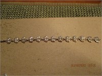 925 Happy/Sad Comedy Faces Bracelet-10.3 g