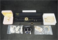 Wittnauer New Watch & Costume Jewelry Items Lot