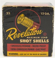 Collectors Box Of 25 Rds Of Revelation 12 Ga Max