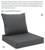 MSRP $35 Outdoor Seat Cushion