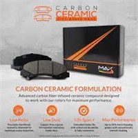 Max Advanced Brakes Carbon Ceramic Brake Pads