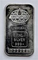 ENGELHARD 1 Troy Ounce Fine Silver 999+