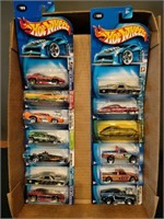 Flat of Hot Wheels