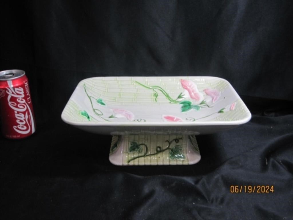 Rectangular Footed Tray “Morning Glory”