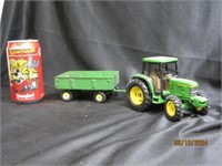 John Deere 2pc Metal Diecast Tractors