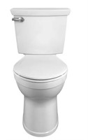 Two-Piece Toilet with Slow-Close Seat in White