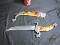 Decorative Chinese Dinosaur Dagger Knife