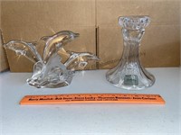Full lead crystal dolphins made in Germany & Over