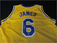 LeBron James Signed Jersey COA Pros