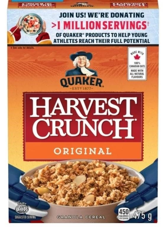 3 pack Expiry Mar. 2024 - Quaker Harvest Crunch, 4