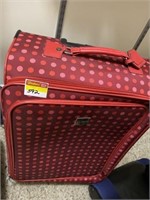 Red suitcase