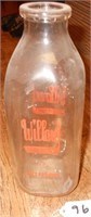 Willard Dairy milk bottle