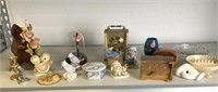 Assorted Vintage Decor and Ashtrays