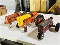 3 vintage tractors - as is