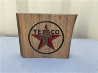 WOODEN TEXACO SIGN