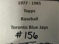 1977-1985 Topps Blue Jays base ball cards (297)
