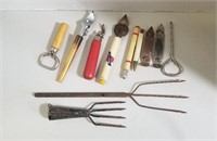 Lot of Vintage Can Openers and Vintage Fish