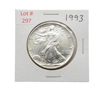 1993 1oz Fine Silver Eagle