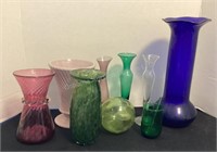 Vintage Glass, Pilgrim Vase, McCoy Vase