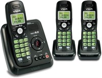 Vtech DECT 6.0 3 Cordless Phones with Caller ID,