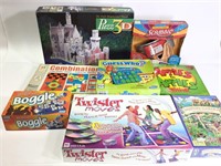 8 Vintage Games Electric Scrabble, Twister, Boggle